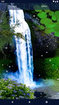 Waterfall Live Wallpaper android App screenshot 0