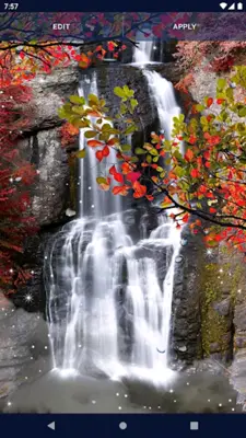 Waterfall Live Wallpaper android App screenshot 1